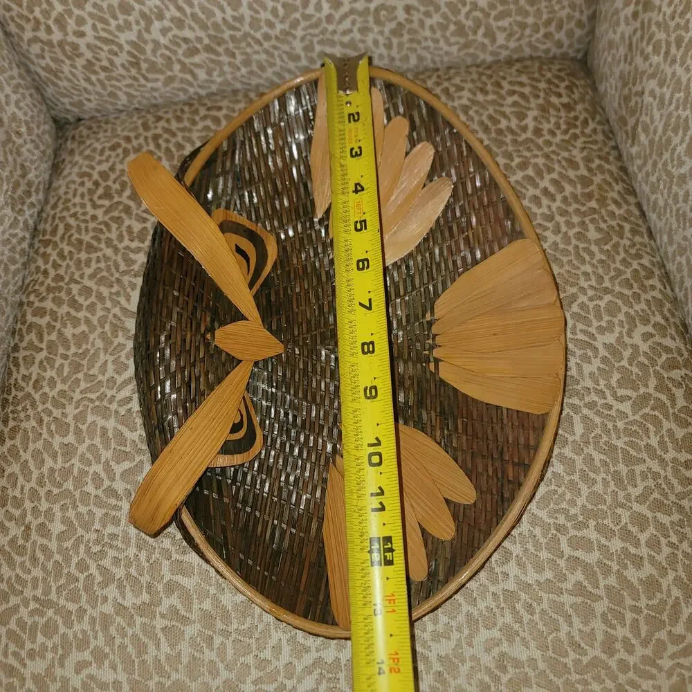 ZHEIANG Handicrafts Vintage owl basket Peoples Republic China Decorative